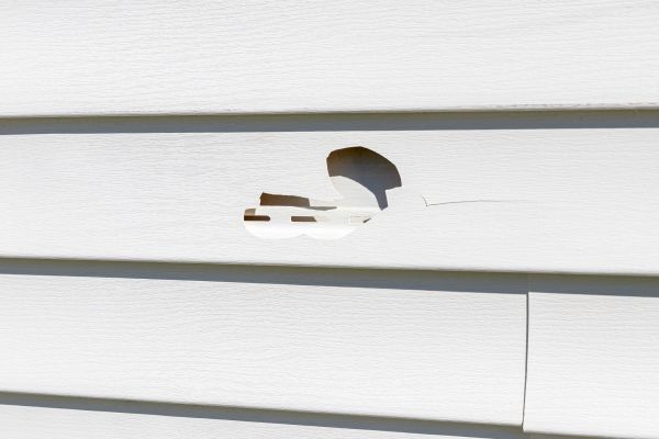 Cost of White Vinyl Siding Repair in Matthews